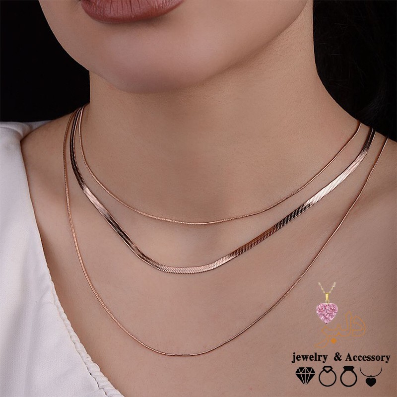 فروش عمده گردنبند 3 لاین ماری سایز