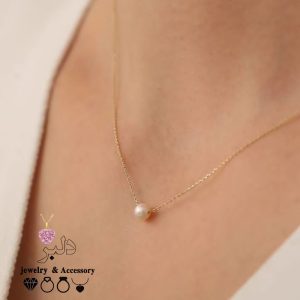 فروش عمده گردنبند مرواریدی ظریف استیل