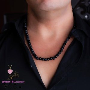گردنبند-مردانه-عمده-لاوا-اونیکس-ترکیبی-مشکی